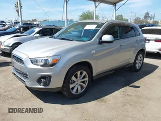 2014 Mitsubishi Outlander Sport ES with VIN 4A4AP3AUXEE003879, listed as a IAAI auction lot 41862379 with 65,297 mi miles. Bid and sale history available at carsss.com. Image 17.