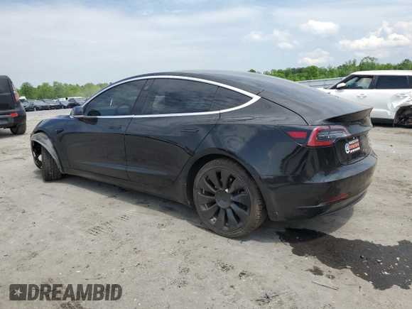 2018 Tesla Model 3 Long Range Battery z VIN 5YJ3E1EBXJF146293, wystawiony jako Copart lot #55349015 z przebiegiem 91 808 mil mil oraz Szkoda całkowita • Salvage title. Historia ofert i sprzedaży dostępna na DreamBid. Obrazek 2.
