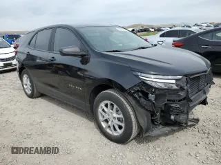 2023 Chevrolet Equinox LS z VIN 3GNAXHEG0PL176524, wystawiony jako Copart lot #54242795 z przebiegiem 26 915 mil mil oraz Szkoda całkowita • Salvage title. Historia ofert i sprzedaży dostępna na DreamBid. Obrazek 4.
