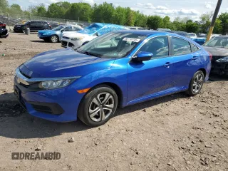 2018 Honda Civic LX with VIN 2HGFC2F57JH607611, listed as a Copart auction lot 56110745 with 39,572 mi miles and Salvage Title. Bid and sale history available at DreamBid. Image 1.