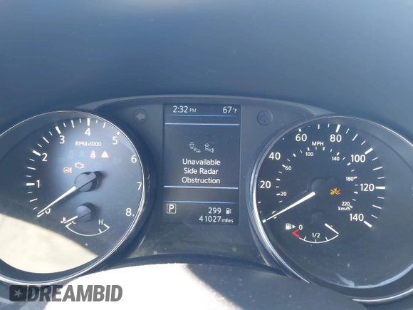 2019 Nissan Rogue SV with VIN KNMAT2MTXKP549372, listed as a IAAI auction lot 41882401 with 41,027 mi miles. Bid and sale history available at carsss.com. Image 7.