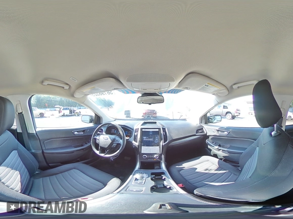 2022 Ford Edge SE with VIN 2FMPK4G98NBB10011, listed as a Copart auction lot 56198525 with 35,343 mi miles and Salvage title. Bid and sale history available at DreamBid. Image 16.