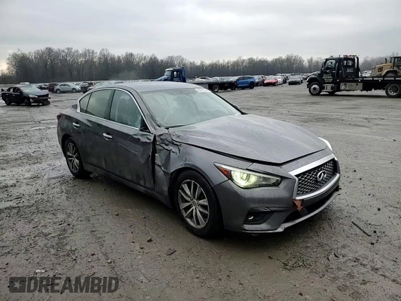 2021 Infiniti Q50 Pure z VIN JN1EV7AR2MM754239, wystawiony jako Copart lot #84278044 z przebiegiem 72 490 mil mil oraz Szkoda całkowita • Salvage title. Historia ofert i sprzedaży dostępna na DreamBid. Obrazek 14.