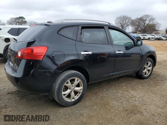 2010 Nissan Rogue S with VIN JN8AS5MTXAW507703, listed as a Copart auction lot 49091615 with 306,367 mi miles and Salvage Title. Bid and sale history available at DreamBid. Image 3.