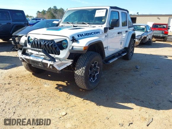 2023 Jeep Wrangler Rubicon with VIN 1C4JJXR64PW586369, listed as a IAAI auction lot 41587561 with 16,038 mi miles and . Bid and sale history available at DreamBid. Image 18.