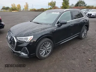 2019 Audi Q3 S line Prestige with VIN WA1FECF38K1079598, listed as a Copart auction lot 75451884 with 71,486 mi miles and Salvage Title. Bid and sale history available at carsss.com. Image 1.