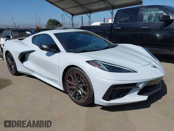 2023 Chevrolet Corvette 2LT with VIN 1G1YB2D4XP5140679, listed as a IAAI auction lot 42549129 with 25,665 mi miles and . Bid and sale history available at DreamBid. Image 1.