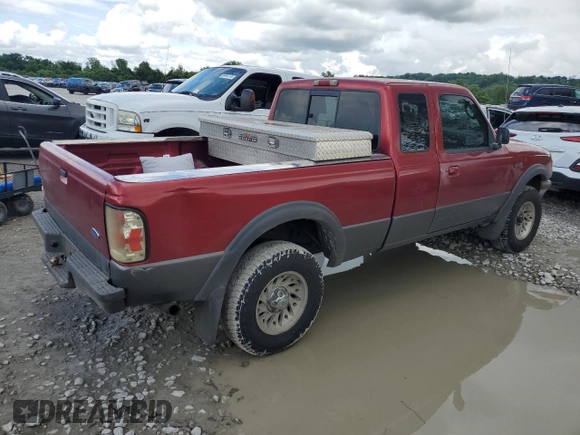1998 Ford Ranger XL with VIN 1FTZR15UXWPA17399, listed as a Copart auction lot 60555045 with 381,232 mi miles and Salvage title. Bid and sale history available at DreamBid. Image 3.