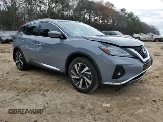 2022 Nissan Murano SL with VIN 5N1AZ2CJ4NC112246, listed as a Copart auction lot 44647395 with 48,790 mi miles and Salvage Title. Bid and sale history available at carsss.com. Image 4.