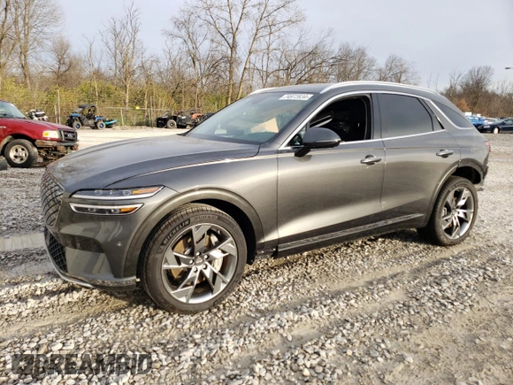 2024 Genesis GV70 Advanced z VIN 5NMMCET14RH001336, wystawiony jako Copart lot #74972834 z przebiegiem Nie podano mil oraz Szkoda całkowita • Salvage title. Historia ofert i sprzedaży dostępna na DreamBid. Obrazek 1.