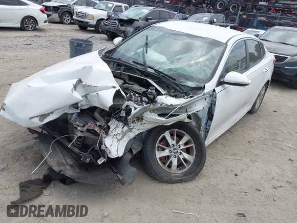 2018 Kia Optima S with VIN 5XXGT4L3XJG244516, listed as a IAAI auction lot 42136414 with 96,000 mi miles and . Bid and sale history available at DreamBid. Image 2.