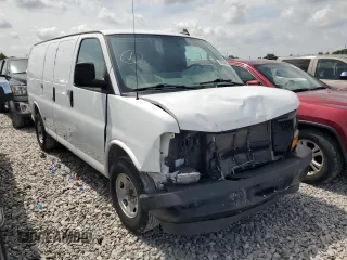 2017 Chevrolet Express Cargo z VIN 1GCWGAFG0H1321543, wystawiony jako Copart lot #56884035 z przebiegiem 125 311 mil mil oraz Szkoda całkowita • Salvage title. Historia ofert i sprzedaży dostępna na DreamBid. Obrazek 4.