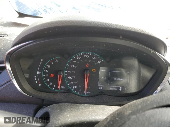 2020 Chevrolet Trax LS with VIN 3GNCJNSB2LL149563, listed as a Copart auction lot 44958245 with 91,618 mi miles and Salvage Title. Bid and sale history available at carsss.com. Image 9.