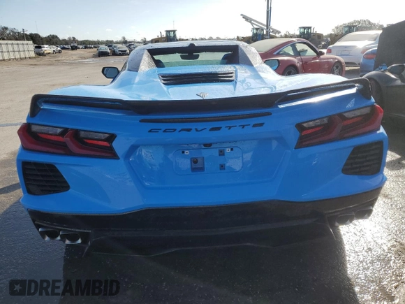 2022 Chevrolet Corvette 3LT with VIN 1G1YC3D44N5110819, listed as a Copart auction lot 74696804 with 3,699 mi miles and Non Repairable. Bid and sale history available at carsss.com. Image 6.