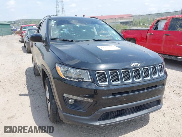 2018 Jeep Compass Latitude z VIN 3C4NJDBB3JT144056, wystawiony jako IAAI lot #42138173 z przebiegiem 45 985 mil mil oraz . Historia ofert i sprzedaży dostępna na DreamBid. Obrazek 6.