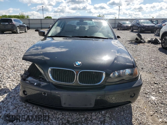 2004 BMW 3 Series 325xi with VIN WBAEU33404PR08565, listed as a Copart auction lot 57865215 with 253,784 mi miles and Salvage title. Bid and sale history available at DreamBid. Image 5.