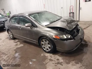 2007 Honda Civic Sdn LX with VIN 2HGFA165X7H311345, listed as a IAAI auction lot 41347507 with 109,411 mi miles. Bid and sale history available at carsss.com. Image 1.