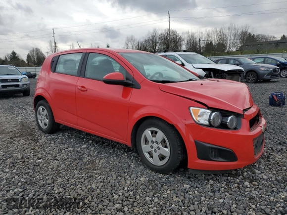 2015 Chevrolet Sonic LS with VIN 1G1JA6SG2F4182793, listed as a Copart auction lot 43841065 with 63,195 mi miles and Salvage title. Bid and sale history available at DreamBid. Image 4.