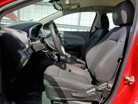2017 Chevrolet Sonic LT with VIN 1G1JD5SH2H4117715, listed as a Copart auction lot 61472535 with 143,955 mi miles and Salvage title. Bid and sale history available at DreamBid. Image 7.