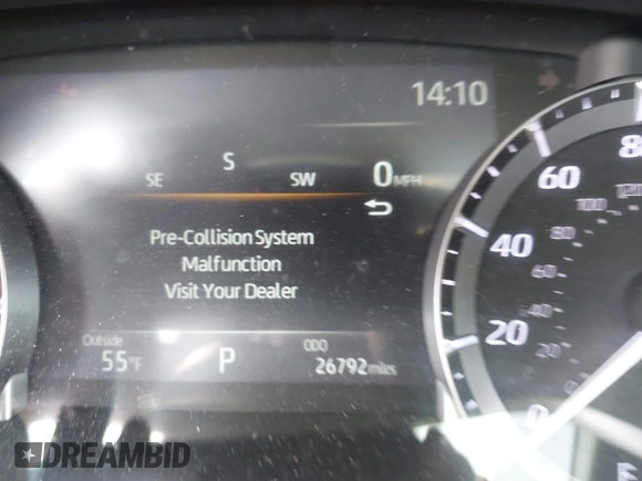 2023 Toyota Highlander L with VIN 5TDKDRBH7PS500510, listed as a IAAI auction lot 41859076 with 26,792 mi miles and . Bid and sale history available at DreamBid. Image 16.
