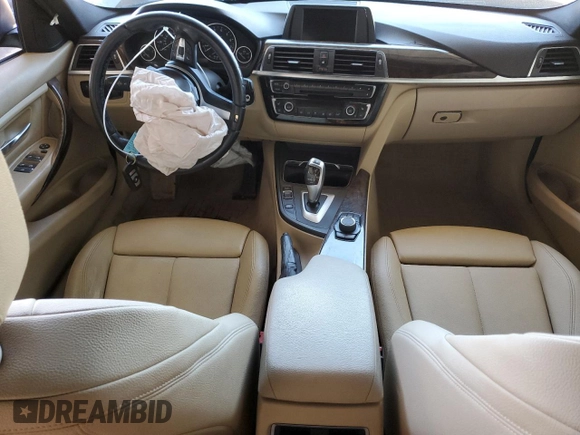 2016 BMW 3 Series 320i xDrive with VIN WBA8A3C57GK551997, listed as a Copart auction lot 46166335 with Not Provided miles and Salvage Title. Bid and sale history available at DreamBid. Image 8.