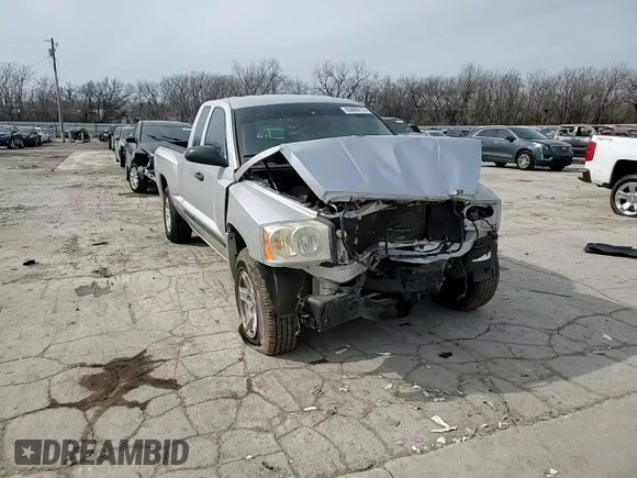 2006 Dodge Dakota SLT with VIN 1D7HE42K86S516698, listed as a Copart auction lot 45666515 with 47,013 mi miles and Salvage Title. Bid and sale history available at carsss.com. Image 10.