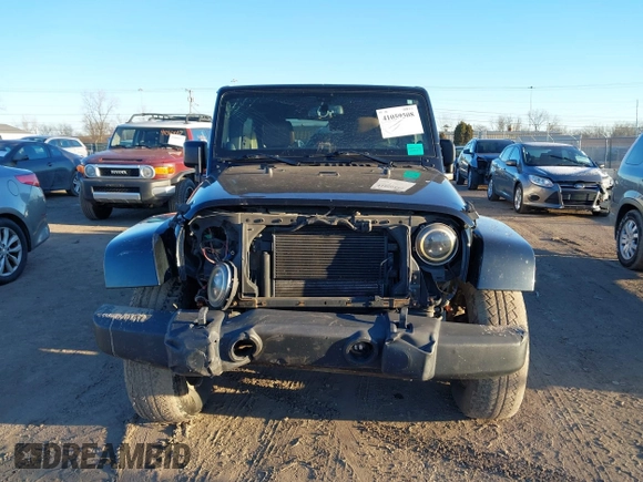 2014 Jeep Wrangler Unlimited Sahara with VIN 1C4BJWEG7EL322316, listed as a IAAI auction lot 41059508 with 144,662 mi miles. Bid and sale history available at carsss.com. Image 12.