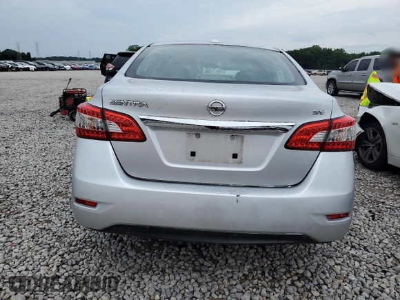 2014 Nissan Sentra SV with VIN 3N1AB7AP6EY273009, listed as a Copart auction lot 59898435 with 35,460 mi miles and Salvage title. Bid and sale history available at DreamBid. Image 6.