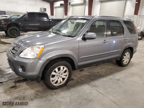 2006 Honda CR-V EX SE with VIN JHLRD78966C055876, listed as a Copart auction lot 86930104 with 176,675 mi miles and Clean Title. Bid and sale history available at carsss.com. Image 1.