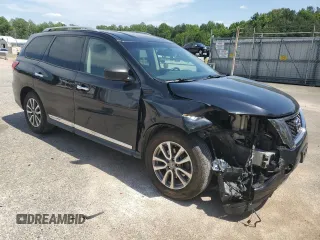 2015 Nissan Pathfinder Platinum with VIN 5N1AR2MM3FC637468, listed as a Copart auction lot 57300945 with 155,378 mi miles and Salvage title. Bid and sale history available at DreamBid. Image 4.
