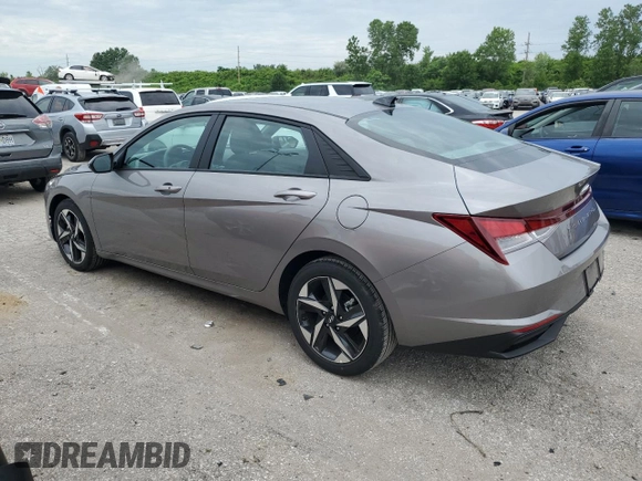 2023 Hyundai Elantra SEL with VIN KMHLS4AG7PU500424, listed as a Copart auction lot 55018164 with 2,642 mi miles and Salvage Title. Bid and sale history available at DreamBid. Image 2.