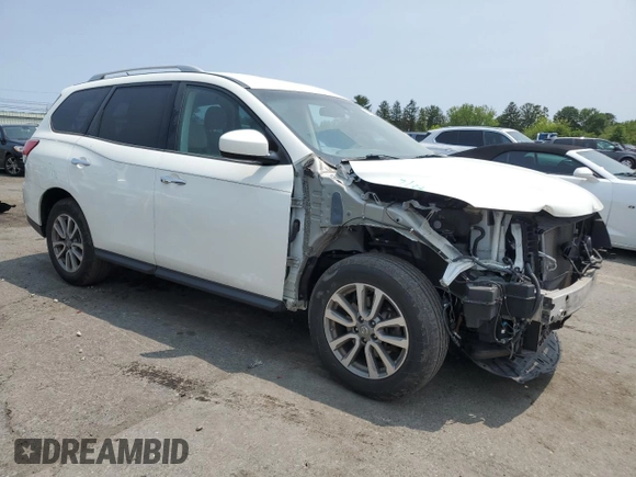 2015 Nissan Pathfinder Platinum z VIN 5N1AR2MM8FC692577, wystawiony jako Copart lot #59165495 z przebiegiem 97 067 mil mil oraz Szkoda całkowita • Salvage title. Historia ofert i sprzedaży dostępna na DreamBid. Obrazek 4.