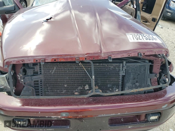 2001 Dodge 2500 z VIN 1B7KC236X1J274359, wystawiony jako Copart lot #70275354 z przebiegiem Nie podano mil oraz Nie do naprawy • Non repairable. Historia ofert i sprzedaży dostępna na DreamBid. Obrazek 11.