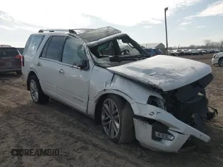 2016 Ford Expedition Platinum с VIN 1FMJU1MT1GEF10501, выставлен на аукционе IAAI как лот 41706827 с пробегом Не указан миль и . История ставок и продаж доступна на DreamBid. Изображение 1.