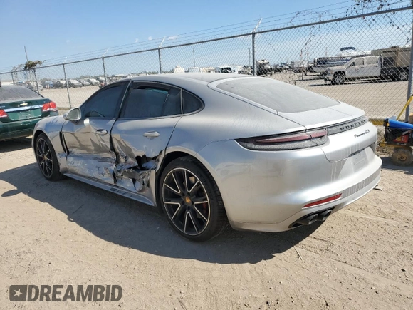 2020 Porsche Panamera GTS с VIN WP0AG2A71LL145610, выставлен на аукционе Copart как лот 77422124 с пробегом Не указан миль и Списание • Salvage title. История ставок и продаж доступна на DreamBid. Изображение 2.
