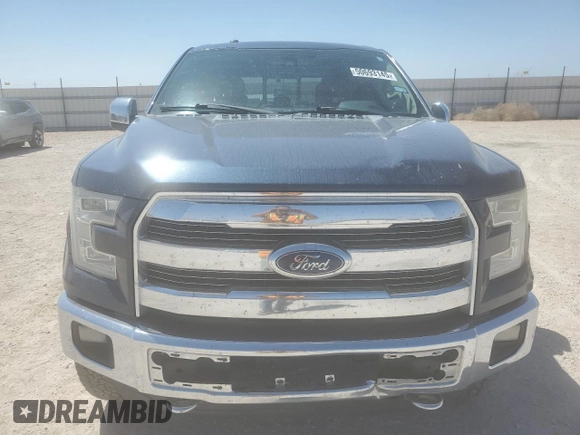 2015 Ford F-150 XLT with VIN 1FTEW1EF8FKD06237, listed as a Copart auction lot 50693145 with 185,609 mi miles and Salvage title. Bid and sale history available at DreamBid. Image 5.