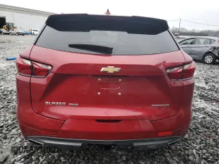 2020 Chevrolet Blazer Premier with VIN 3GNKBLRS2LS559871, listed as a Copart auction lot 44188845 with 27,200 mi miles and Salvage title. Bid and sale history available at DreamBid. Image 6.