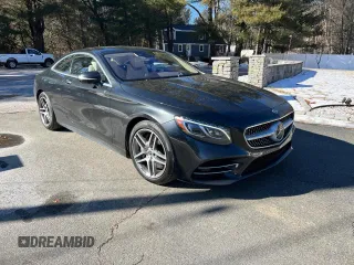 2019 Mercedes-Benz S-Class S 560 with VIN WDDXJ8GB0KA037165, listed as a Copart auction lot 43574845 with 163,219 mi miles and Clean Title. Bid and sale history available at carsss.com. Image 4.