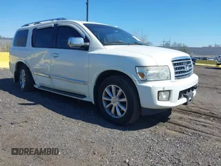 2010 Infiniti QX56 with VIN 5N3ZA0NE7AN909000, listed as a IAAI auction lot 42044598 with 284,698 mi miles. Bid and sale history available at carsss.com. Image 1.