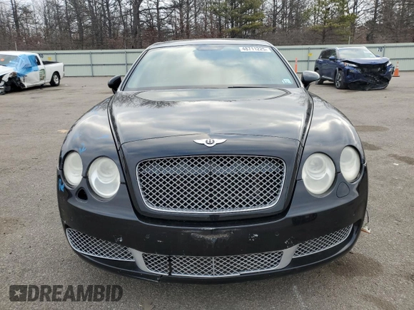 2007 Bentley Flying Spur with VIN SCBBR93W778040920, listed as a Copart auction lot 48711225 with 100,528 mi miles and Salvage title. Bid and sale history available at DreamBid. Image 5.