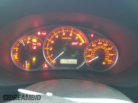 2013 Subaru Impreza Sedan WRX WRX STI with VIN JF1GV8J69DL004947, listed as a Copart auction lot 84954034 with 94,884 mi miles and Salvage Title. Bid and sale history available at carsss.com. Image 9.