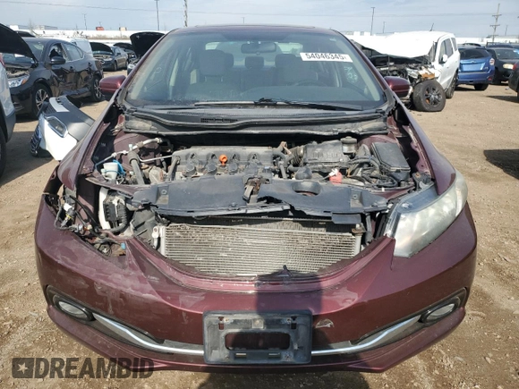 2015 Honda Civic EX-L z VIN 2HGFB2F99FH501447, wystawiony jako Copart lot #54046345 z przebiegiem 116 910 mil mil oraz Szkoda całkowita • Salvage title. Historia ofert i sprzedaży dostępna na DreamBid. Obrazek 5.