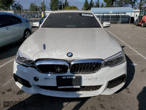 2017 BMW 5 Series 530i with VIN WBAJA5C30HG456195, listed as a Copart auction lot 86887954 with Not provided miles and Salvage title. Bid and sale history available at DreamBid. Image 5.