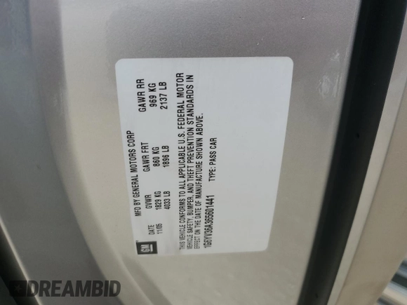 2006 Cadillac XLR z VIN 1G6YV36A365601441, wystawiony jako Copart lot #73945994 z przebiegiem Nie podano mil oraz Szkody całkowita. Historia ofert i sprzedaży dostępna na DreamBid. Obrazek 13.