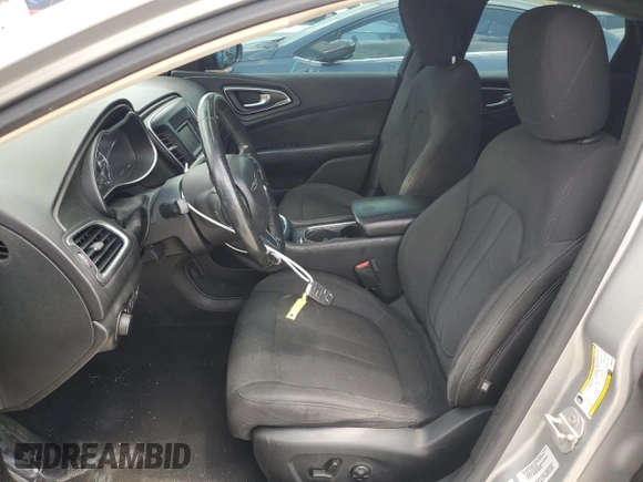2015 Chrysler 200 Limited with VIN 1C3CCCAB0FN692475, listed as a Copart auction lot 51680985 with 107,596 mi miles and Salvage Title. Bid and sale history available at carsss.com. Image 7.