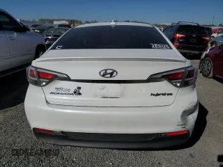2017 Hyundai Sonata Hybrid SE with VIN KMHE24L13HA045818, listed as a Copart auction lot 41000244 with 95,186 mi miles. Bid and sale history available at carsss.com. Image 6.