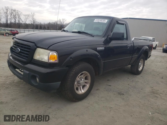 2008 Ford Ranger XL with VIN 1FTYR10U58PA77046, listed as a Copart auction lot 41819235 with 145,859 mi miles and Salvage title. Bid and sale history available at DreamBid. Image 1.