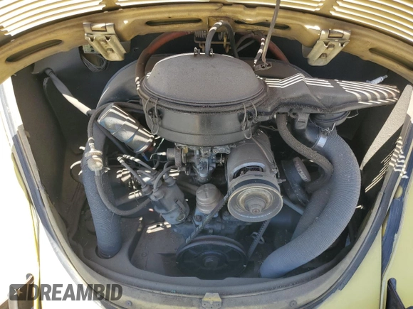 1973 Volkswagen Beetle with VIN 1332230723, listed as a Copart auction lot 57109315 with 12,672 mi miles and Clean Title. Bid and sale history available at DreamBid. Image 11.