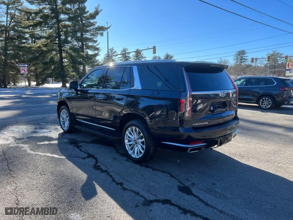 2021 Cadillac Escalade Luxury with VIN 1GYS3AKL4MR417758, listed as a Copart auction lot 43339335 with 129,856 mi miles and Clean Title. Bid and sale history available at carsss.com. Image 3.