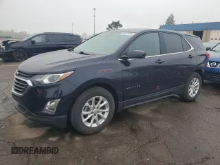 2020 Chevrolet Equinox LT z VIN 3GNAXJEV0LS610334, wystawiony jako Copart lot #55461695 z przebiegiem 56 060 mil mil oraz Czysty tytuł • Clean title. Historia ofert i sprzedaży dostępna na DreamBid. Obrazek 1.